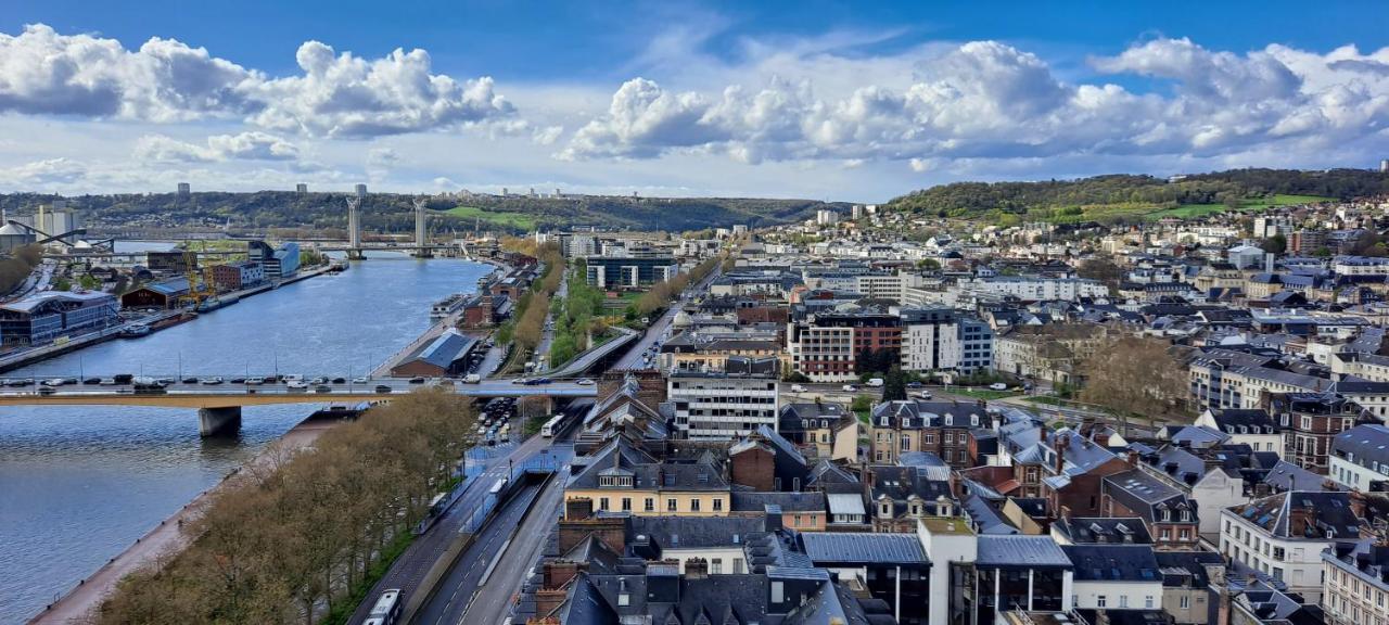 Sous Les Etoiles - Dans Le Plus Haut Gratte-Ciel Avec Garage Prive Rouen Dış mekan fotoğraf